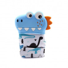 Грызунок варежка-шуршалка Динозаврик Синий