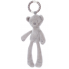 Игрушка-подвеска Серый мишка с погремушкой