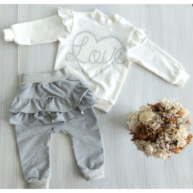 Комплект 2 ед. RoyalBaby LOVE Любовь р.80 (12-18 мес)