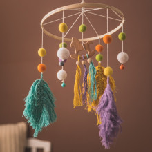 Музыкальный Эко мобиль-каруселька для кроватки Лошадка (Ручная работа)