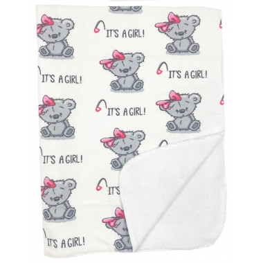 Непромокаемая пеленка многоразовая It's A Girl Белая - #22
