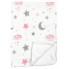 Непромокаемая пеленка многоразовая Луна и розовые звездочки - #18