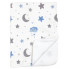 Непромокаемая пеленка многоразовая Луна и синие звездочки - #21
