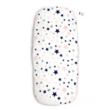 Простынь на резинке в коляску Звездочки арт. КЛ-9