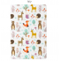 Простынь на резинке в детскую кроватку Зверята арт.СТ-2