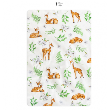 Простынь на резинке в детскую кроватку Косули арт. СТ.-12