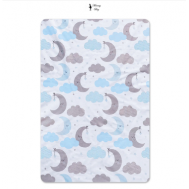 Простынь на резинке в детскую кроватку Луна арт.СТ-15