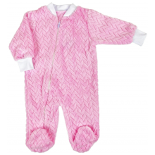 Комбинезон RoyalBaby Косичка Розовая (велюр) 56 - 0-3 мес Комбинезон RoyalBaby Косичка Розовая (велюр) 56 - 0-3 мес