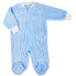 Комбинезон RoyalBaby Косичка Голубая (велюр) р.68 - 3-9 мес