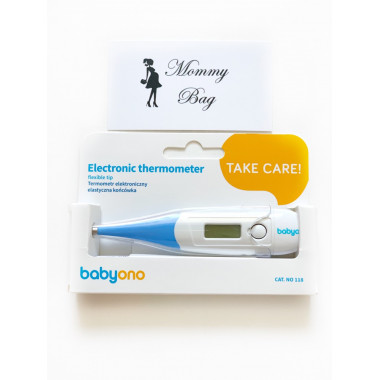 Термометр электронный BabyOno с мягким наконечником 0+