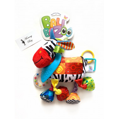 Игрушка с грызунком Ослик Дейв Balibazoo (Высота 26 см.) 82598