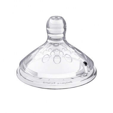 Соска ортодонтическая силик., BabyOno, антиколиковая, M сред. поток, 3+ мес, 1 шт