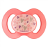 Пустышка силиконовая ортодонтическая ночная Baby-Nova розовая 6-18 мес, 1шт.