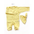 Человечек + шапочка Baby Body 3-6  мес Лимонный р.  62 см