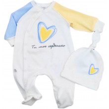 Человечек с шапочкой RoyalBaby Ты мое сердечко р.56, 0-3 мес