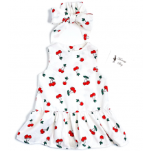 Платье с афробантом RoyalBaby Вишенки р.62, 0-6 мес Платье с афробантом RoyalBaby Вишенки р.62, 0-6 мес