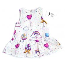 Муслиновое платье RoyalBaby Конфетки р.62, 0-6 мес Муслиновое платье RoyalBaby Конфетки р.62, 0-6 мес