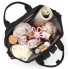 Рюкзак для мамы Babyono MODERN STYLE с матрасом для пеленки, черный