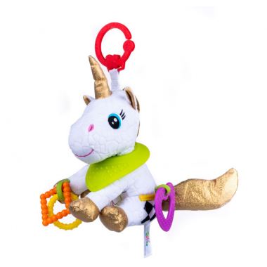 Игрушка с грызунком Единорог БЕЛЛА Balibazoo (Высота 25 см)