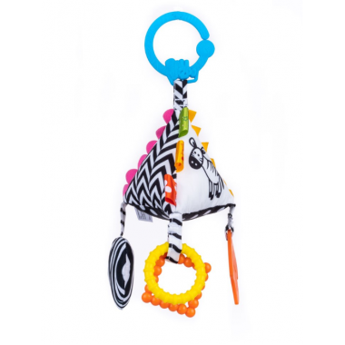 Подвеска с прорезывателем Развивающая пирамидка Balibazoo (Высота 18 см)