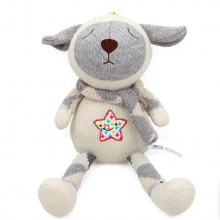 Игрушка-подвеска, обнимашка Барашек Сэм с колокольчиком