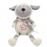 Игрушка-подвеска, обнимашка Барашек Сэм с колокольчиком