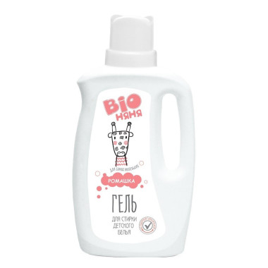 Гель для стирки детского белья BIO Няня Ромашка, для белых и цветных тканей 1 л