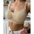 Бюстгальтер-топ для кормления бесшовный Mommy Bag Бежевый - M (38)