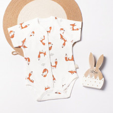 Боди RoyalBaby Молочный с лисичками (интерлок) р.62 Боди RoyalBaby Молочный с лисичками (интерлок) р.62