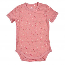 Боди Topomini Розовый с сердечками р.74-80 (9-12 мес)
