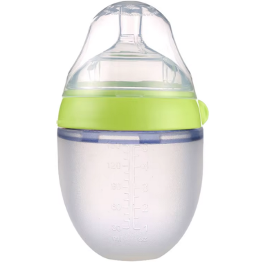 Бутылочка антиколиковая для кормления Mommy Bag силиконовая, Мятная, 150 мл