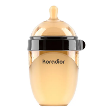 Бутылочка антиколиковая для кормления Mommy Bag, Бежевая, 240 мл (NEW!)