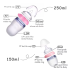 Бутылочка антиколиковая для кормления Mommy Bag силиконовая, Розовая, 150 мл