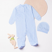 Человечек с шапочкой RoyalBaby Ажур Голубой 56см Человечек с шапочкой RoyalBaby Ажур Голубой 56см