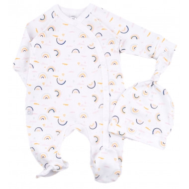 Человечек с шапочкой RoyalBaby Радуги (интерлок) 56см