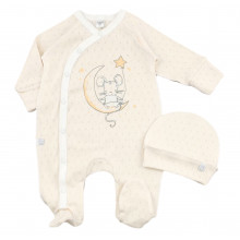 Человечек с шапочкой RoyalBaby Мышонок, ванильный (ажур) 56см Человечек с шапочкой RoyalBaby Мышонок, ванильный (ажур) 56см