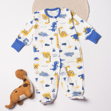 Человечек RoyalBaby Динозаврики желто-голубые (байка) р.56, 0-3 мес Человечек RoyalBaby Динозаврики желто-голубые (байка) р.56, 0-3 мес