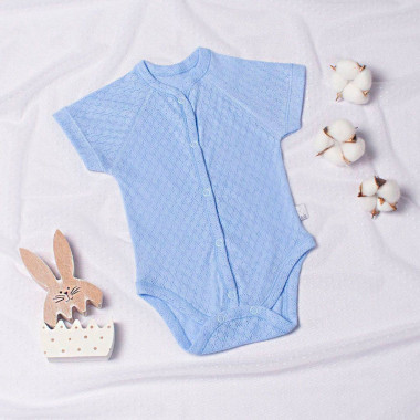 Боди Baby Body Голубой (Ажур) р.62