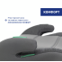 Автокресло-бустер Chicco Quasar Fix i-Size группа 3 (22-36 кг) 7-12 лет, черный