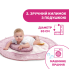 Коврик развивающий Chicco Enjoy Colours Gym, розовый