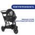 Универсальная коляска 3 в 1 Chicco Trio Activ 3, черная