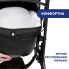 Универсальная коляска 3 в 1 Chicco Trio Activ 3, черная