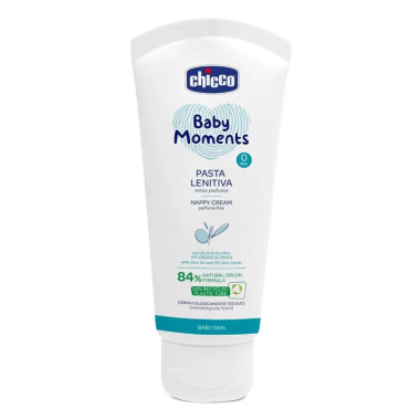 Крем защитный под подгузник Chicco Baby Moments с цинком и пантенолом, 100 мл