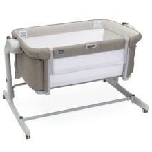 Кроватка детская приставная Chicco Next 2 Me Magic Evo, бежевая