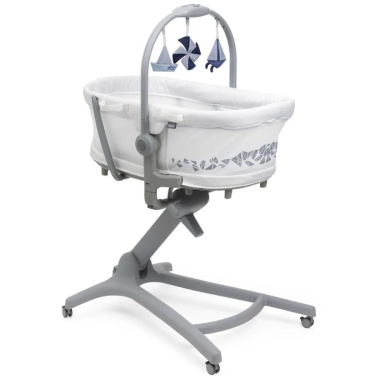 Кроватка-стульчик 5 в 1 Chicco Baby Hug Pro, белая