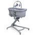 Кроватка-стульчик 5 в 1 Chicco Baby Hug Pro, серая