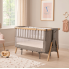 Кроватка-трансформер 2в1 Tutti Bambini CoZee XL, серая