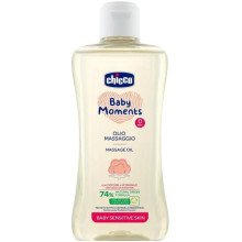 Масло для массажа Chicco Baby Moments для чувствительной кожи, 200 мл Масло для массажа Chicco Baby Moments для чувствительной кожи, 200 мл
