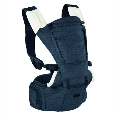 Сумка нагрудная Chicco Hip Seat, синяя