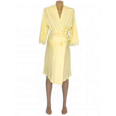 Халат для мамы S/M - Лимонный